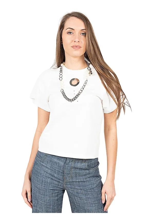 Pinko T-Shirts Vit, Dam