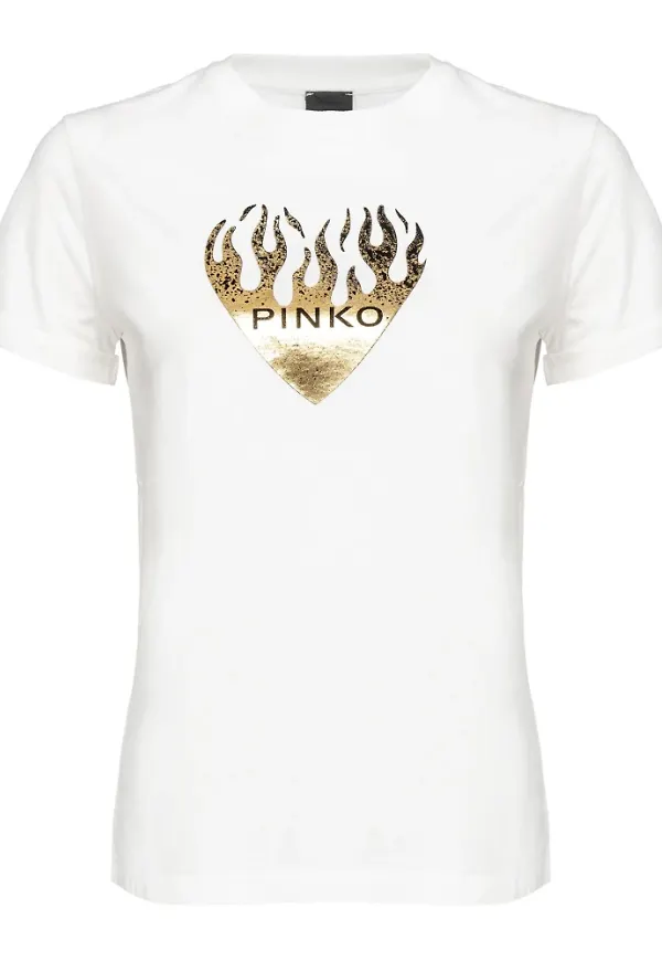 Pinko T-Shirts Vit, Dam