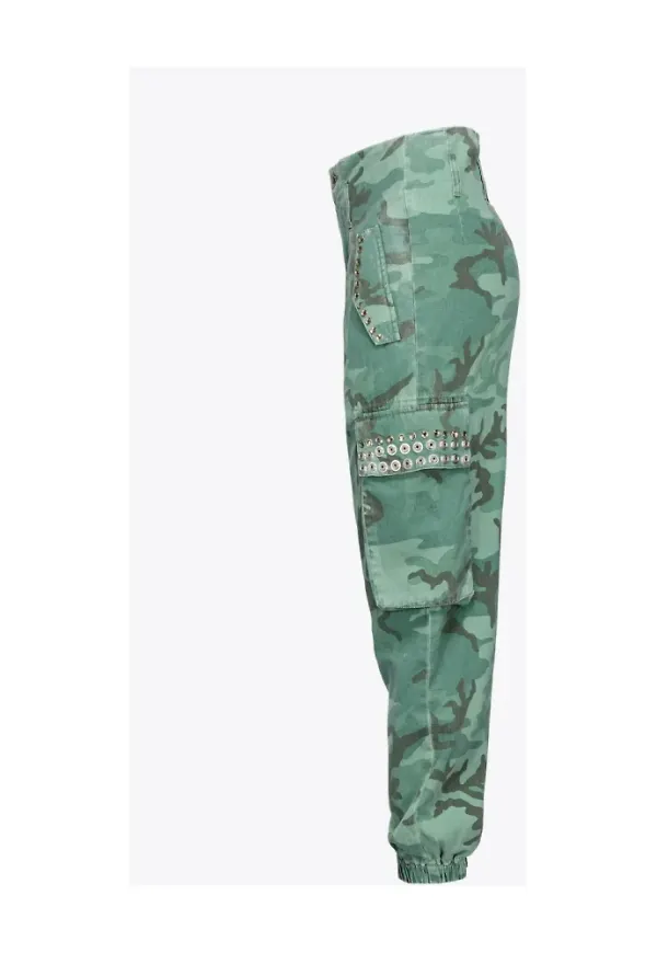 Pinko Tapered Trousers Grön, Dam