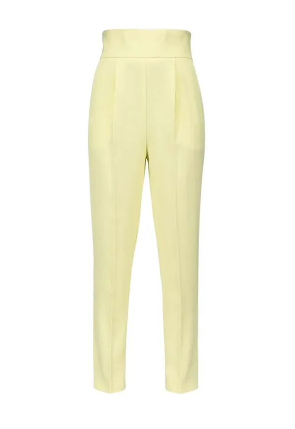 Pinko Tapered Trousers Gul, Dam