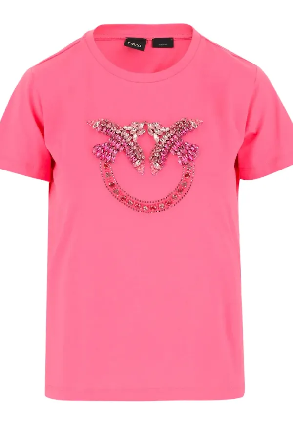 Pinko Training T-Shirts Rosa, Dam