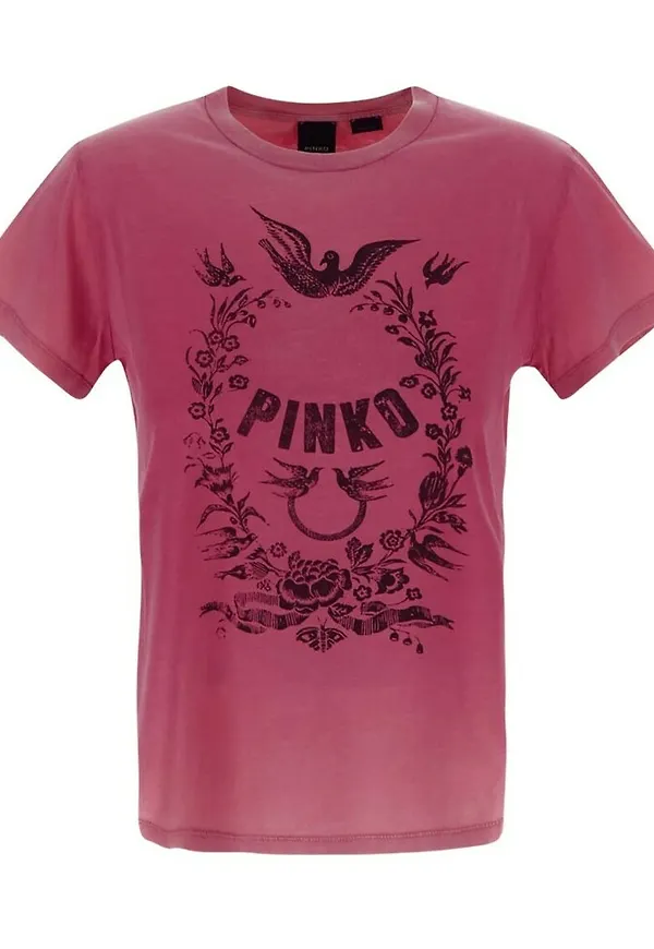 Pinko Trixy T-shirt Rosa, Dam