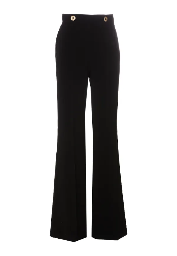 Pinko Wide Trousers Svart, Dam