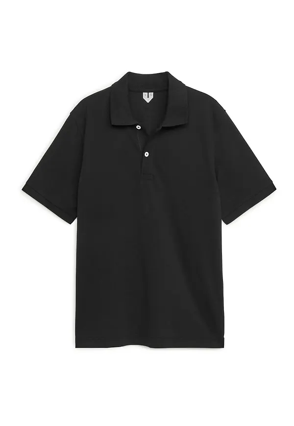 Piqué Polo Shirt - Black