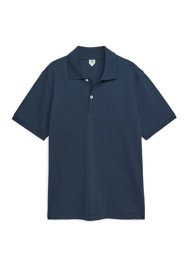 Piqué Polo Shirt - Blue