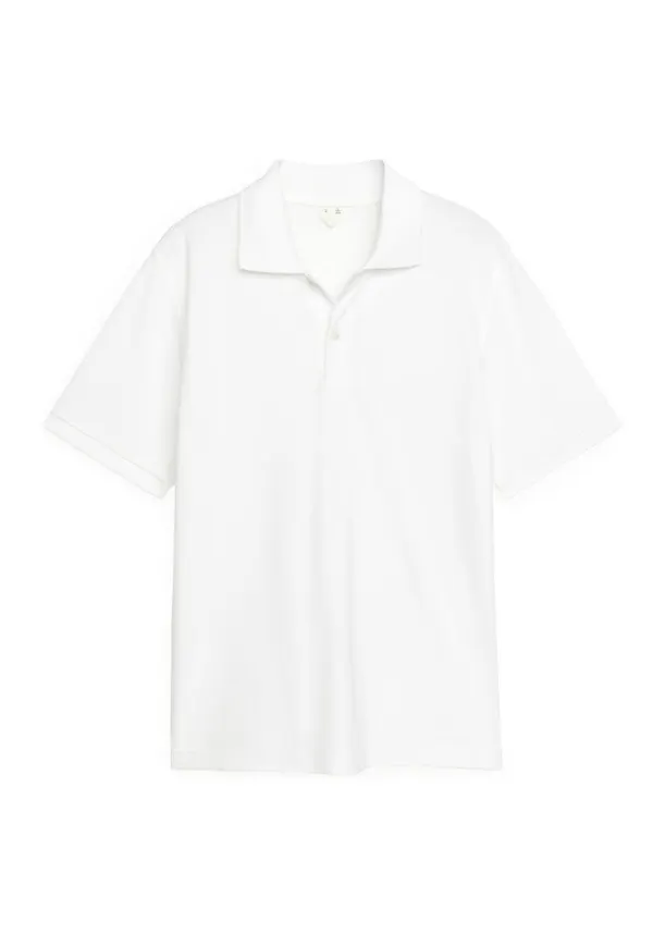 Piqué Polo Shirt - White