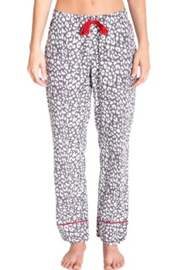 Pj Salvage Chelsea Pyjama Pants Grå bomull Small Dam