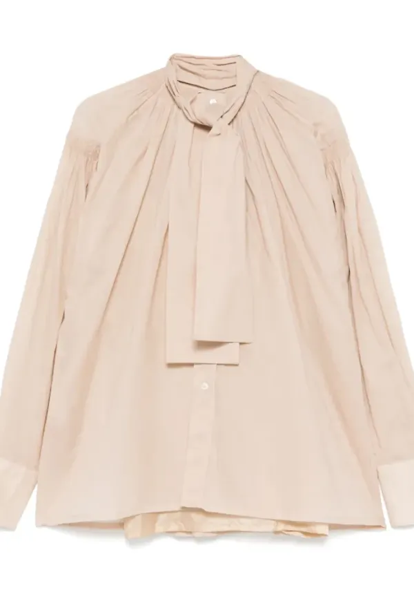 Plan C, Blusar & Skjortor , Dam, S, Organza, Genomskinlig Elegans Organza Blus