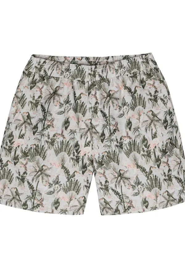 Pleasures Parrot bermudashorts i jacquard - Grå