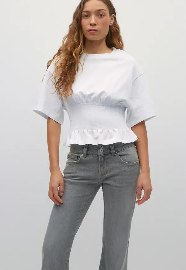 Pleated tee