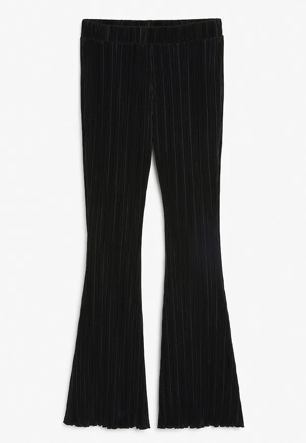 Pleated trousers - Black