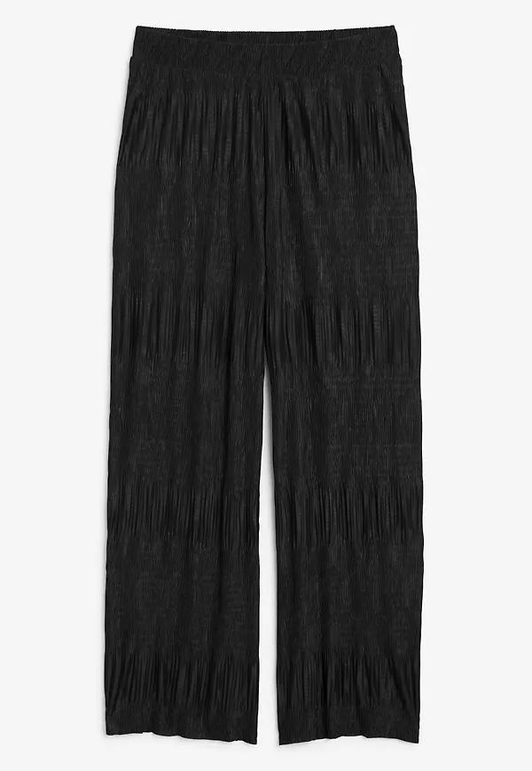 Pleated trousers - Black