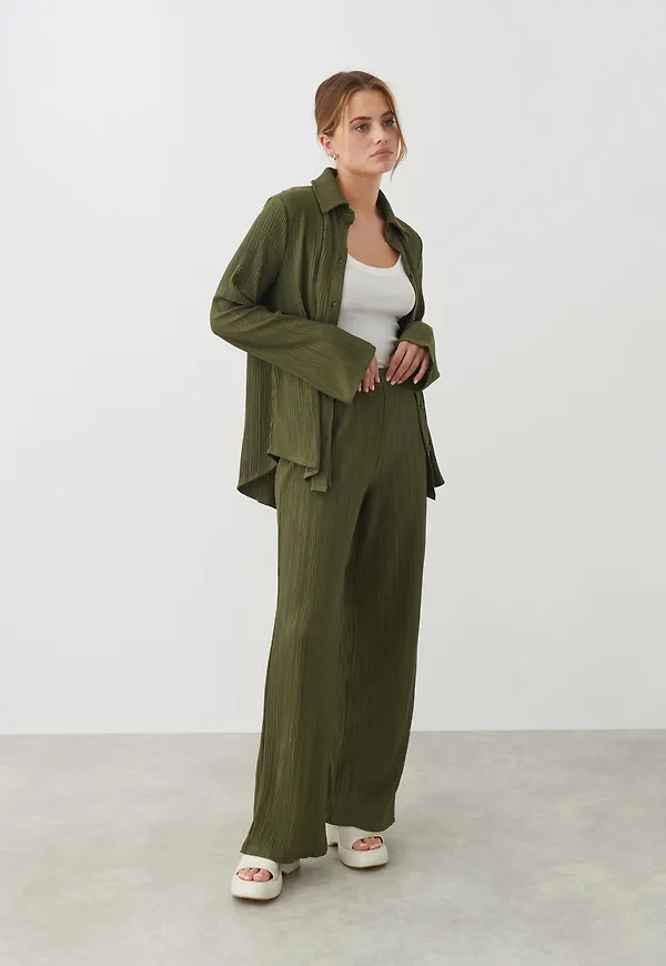 Pleated trousers