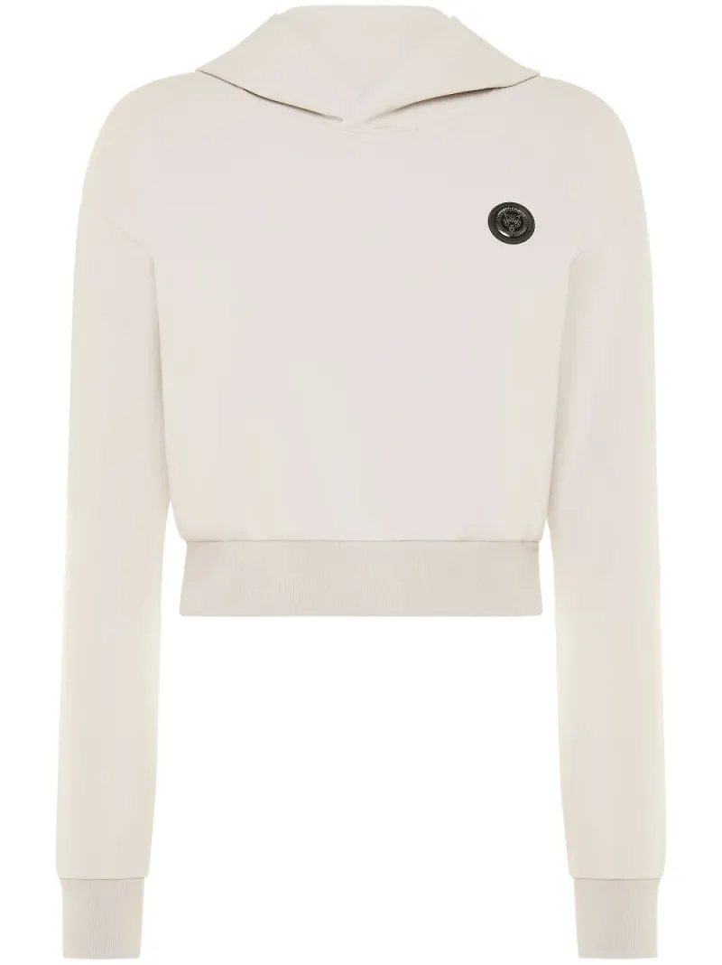 Plein Sport kort hoodie - Grå