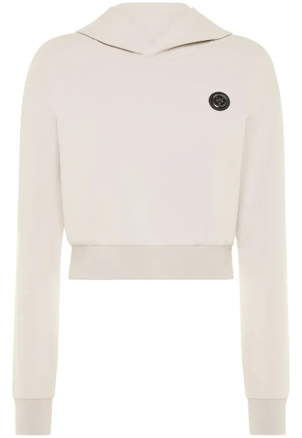 Plein Sport kort hoodie - Grå