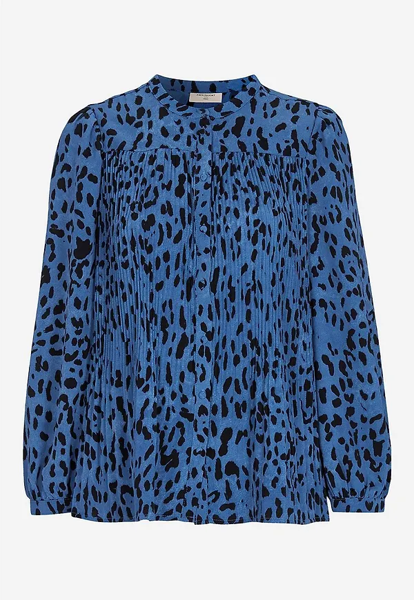 Plisserad blus Asia