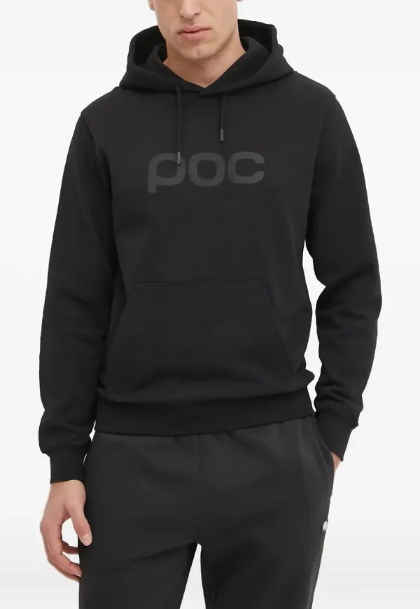 POC hoodie med logotyp - Svart