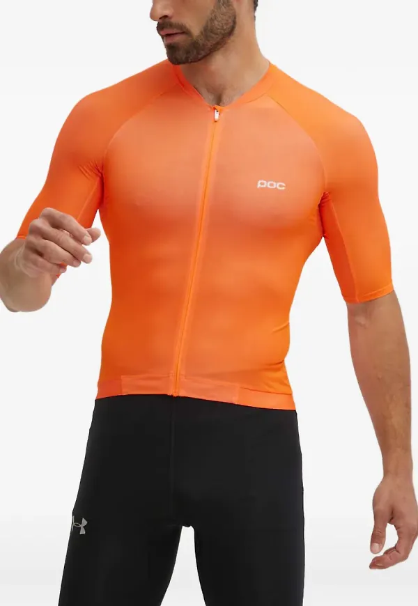 POC t-shirt med dragkedja - Orange