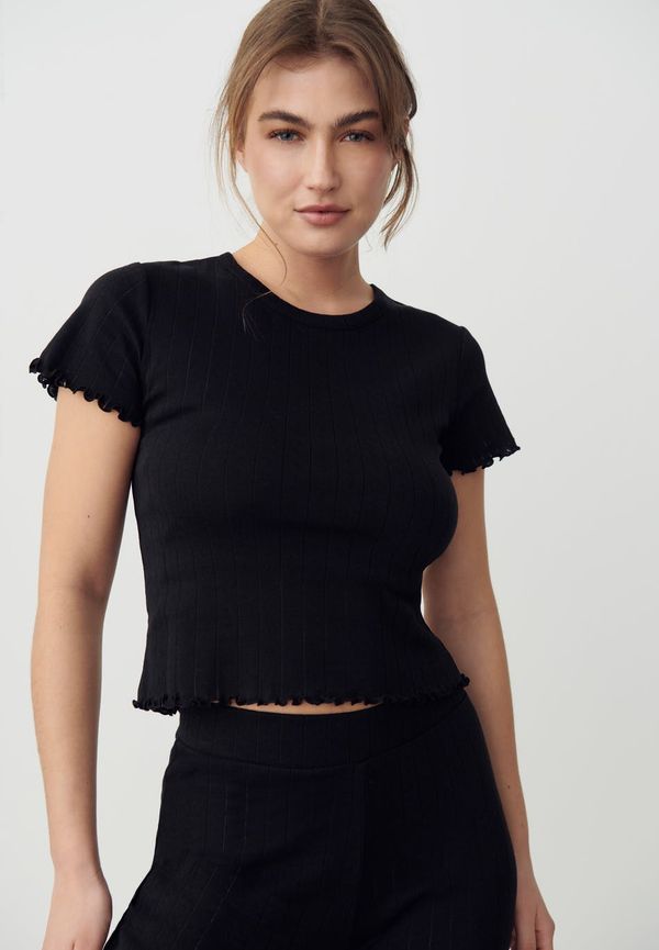Pointelle pyjamas tee