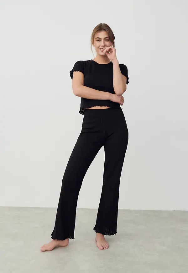 Pointelle pyjamas trousers