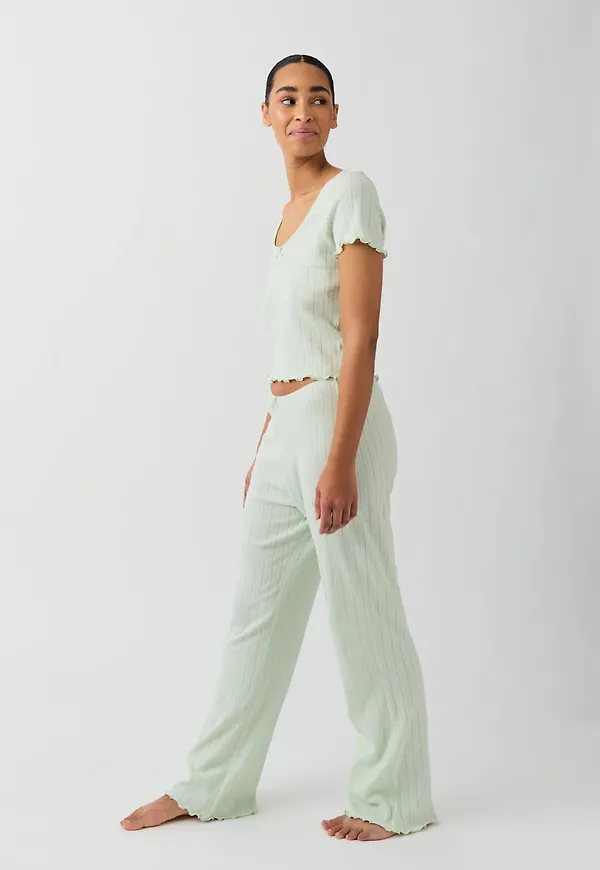 Pointelle pyjamas trousers
