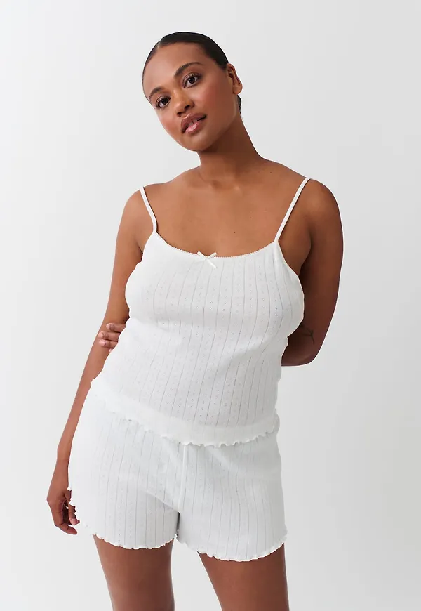 Pointelle shorts