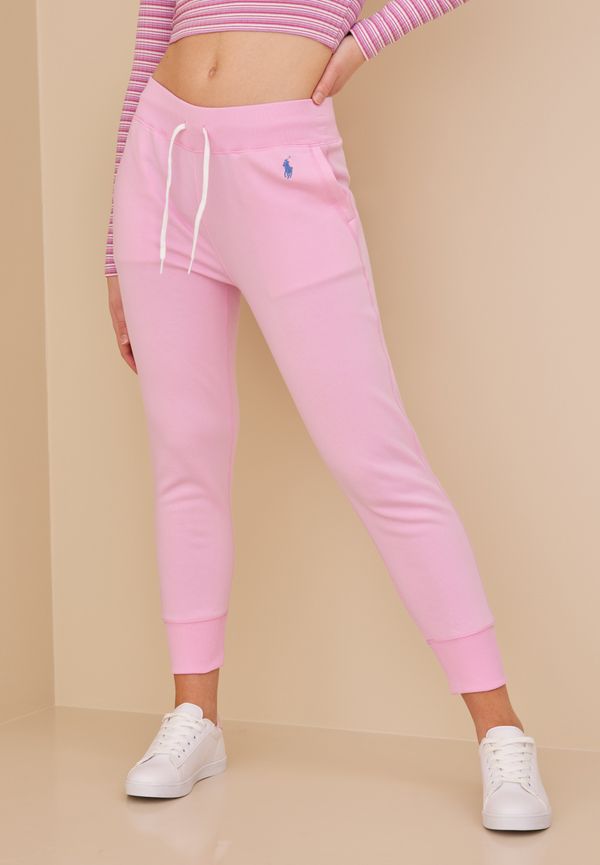 Polo Ralph Lauren - Byxor & Shorts - Pink - Po Sweatpant-Ankle-Pant - Byxor & Shorts