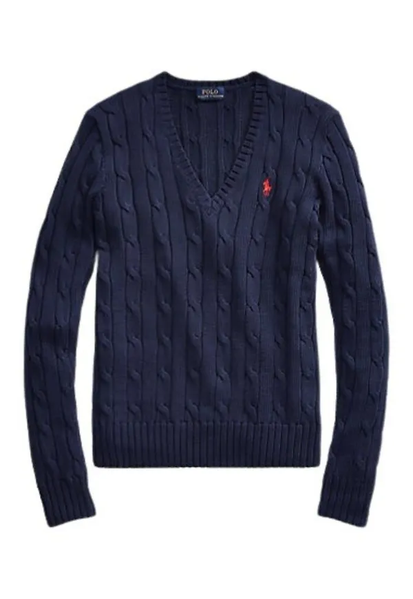 Polo Ralph Lauren - Stickade tröjor & koftor - Blå - Dam - Storlek: XL