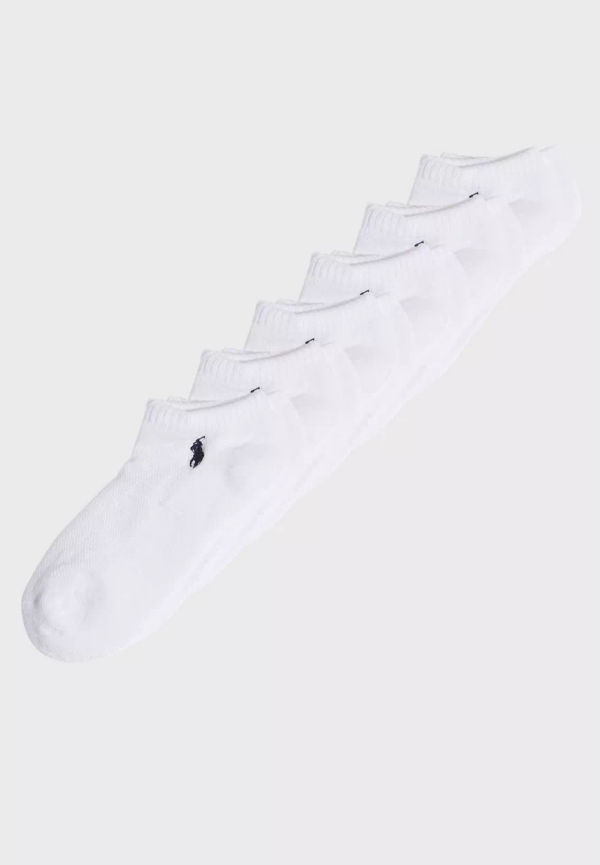 Polo Ralph Lauren - Strumpor - White - Low-Profile Sport Sock 6-Pack - Strumpor & Strumpbyxor - Socks