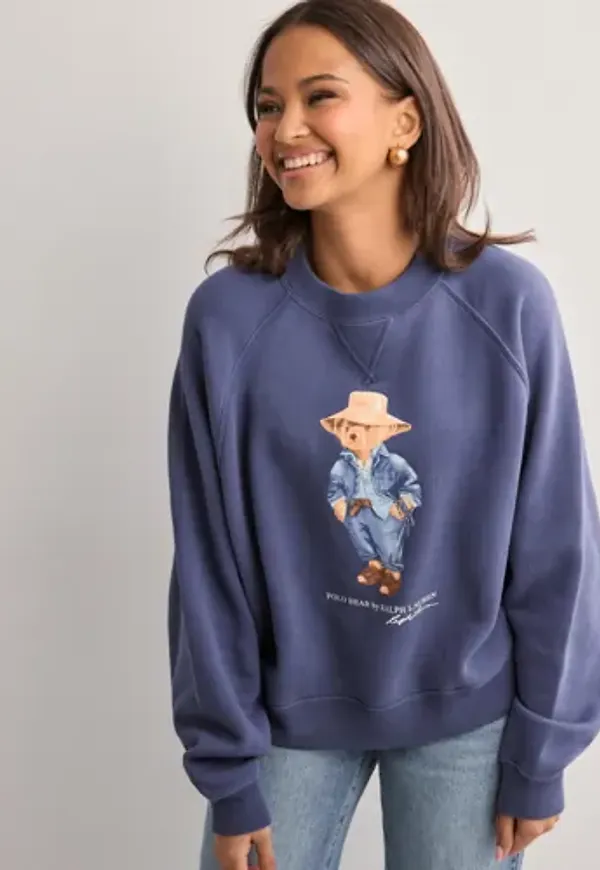 Polo Ralph Lauren - Blå - Trvlr Br Cn-Long Sleeve-Sweatshirt