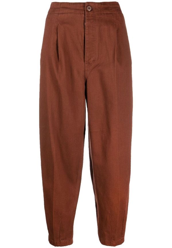 Polo Ralph Lauren avsmalnande jeans med plisserad detalj - Brun