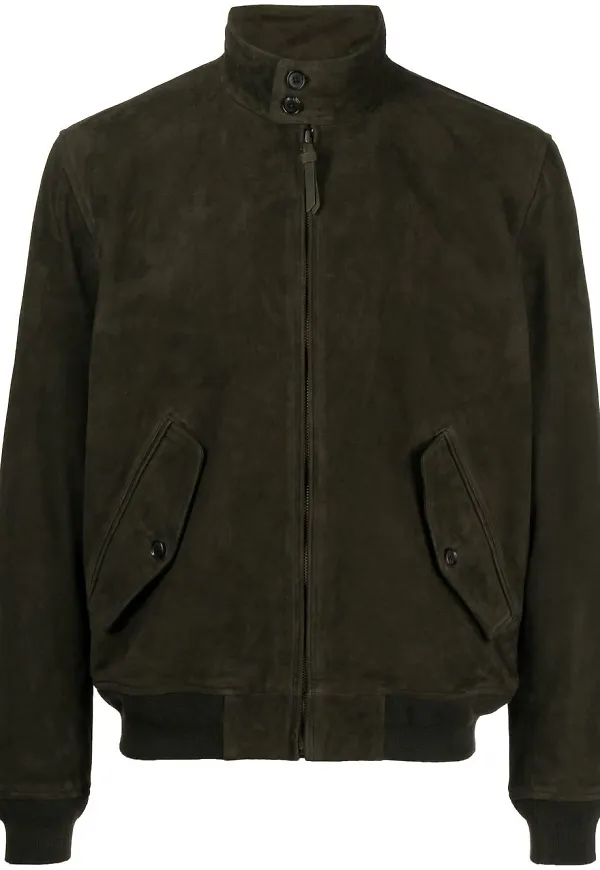 Polo Ralph Lauren Baracuda bomberjacka i mocka - Grön
