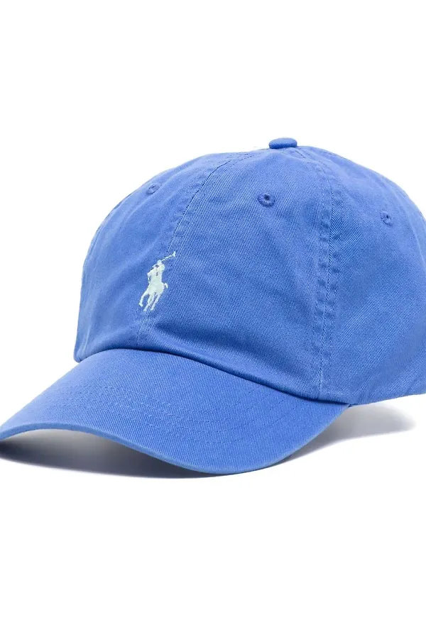 Polo Ralph Lauren basebollkeps med broderad logotyp - Blå