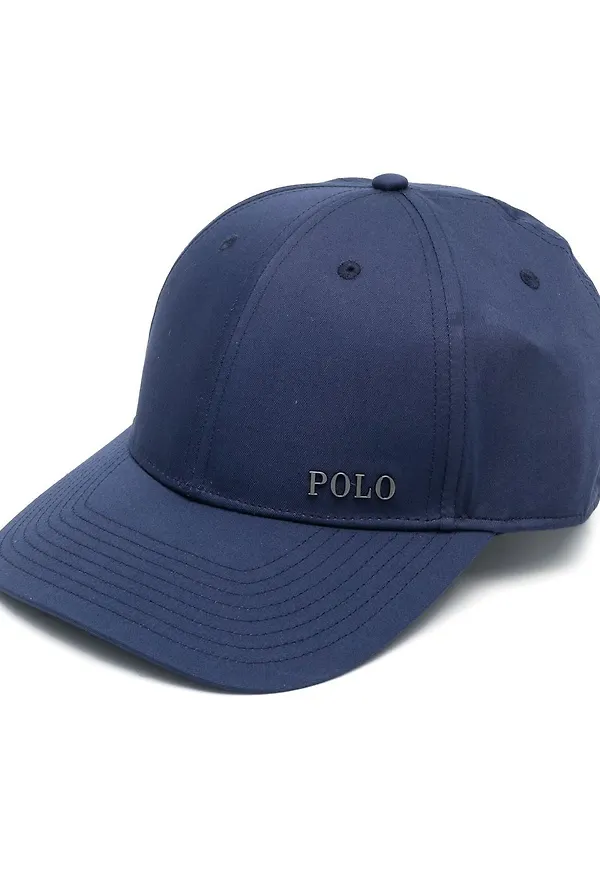 Polo Ralph Lauren basebollkeps med logotypplakett - Blå