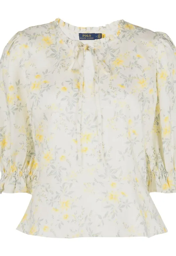 Polo Ralph Lauren blommig blus - Neutral