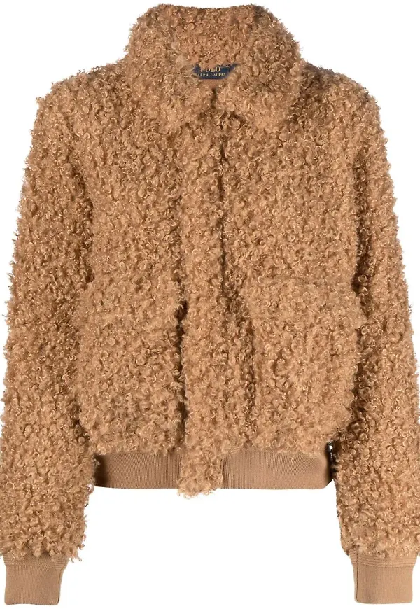 Polo Ralph Lauren bomberjacka i fleece - Brun