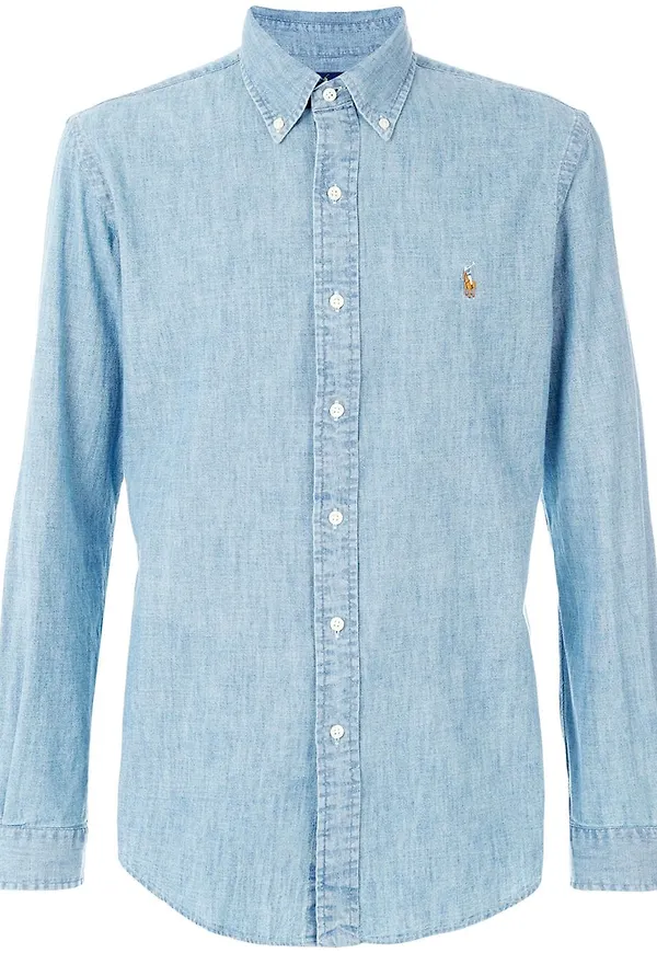 Polo Ralph Lauren chambray-skjorta - Blå