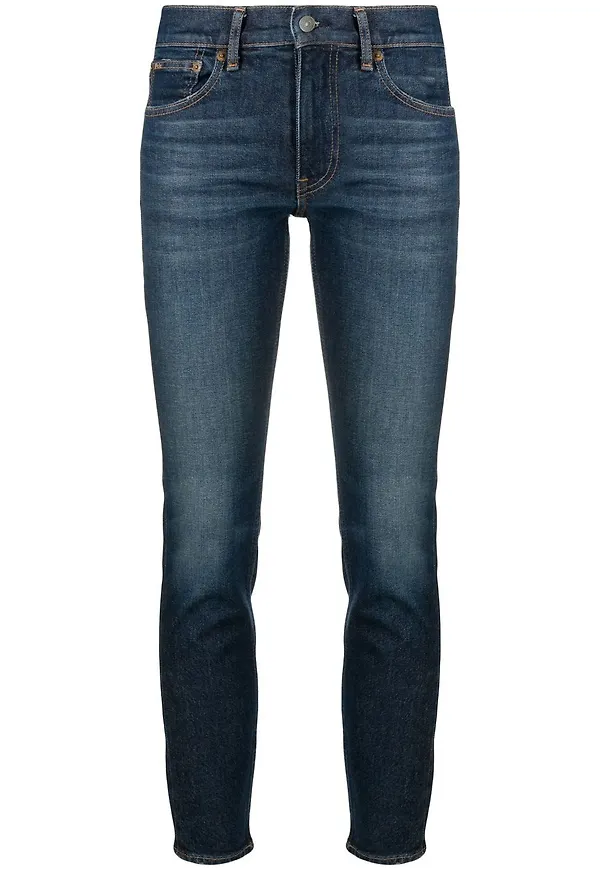 Polo Ralph Lauren croppade jeans - Blå