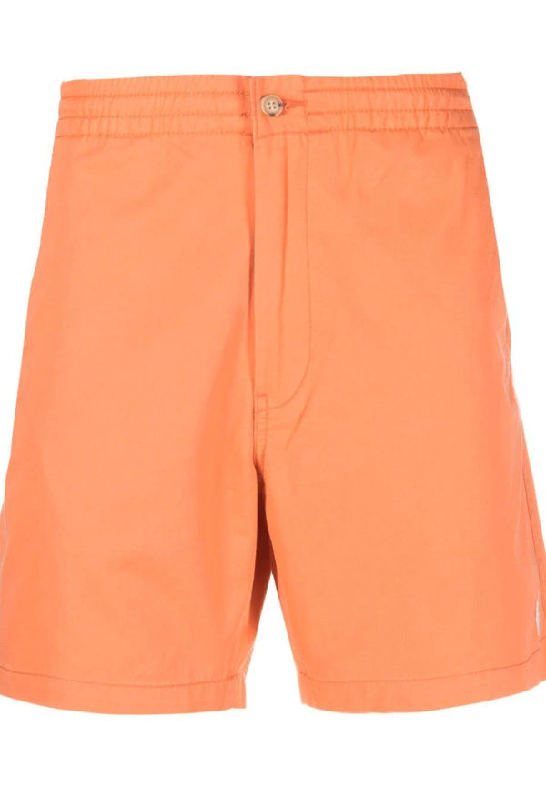 Polo Ralph Lauren elastiska shorts med knäppning - Orange