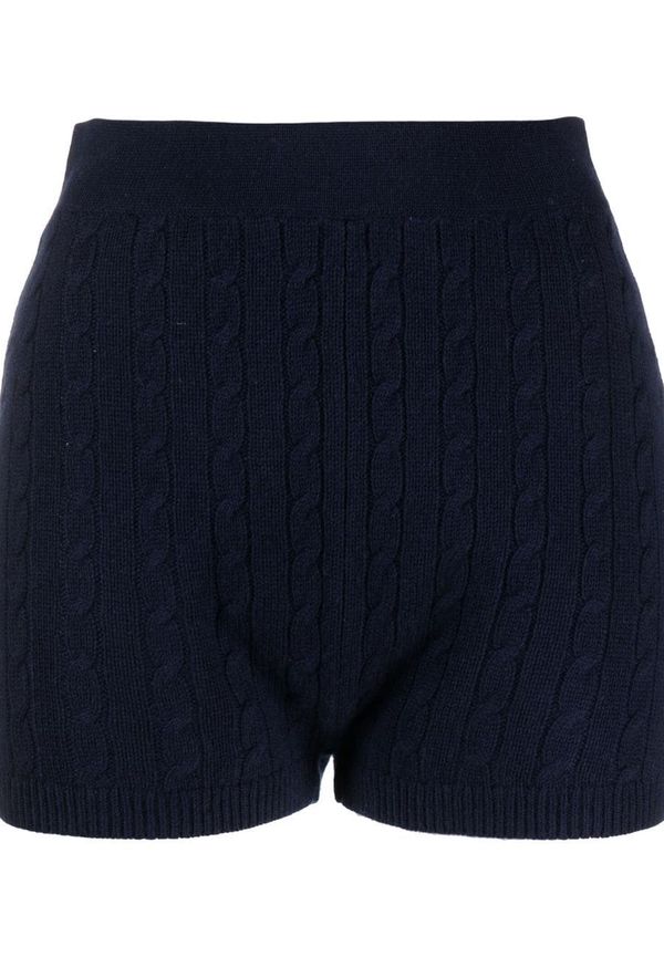 Polo Ralph Lauren elastiska stickade shorts - Blå