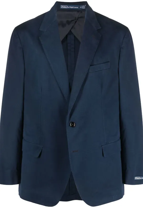 Polo Ralph Lauren enkelknäppt blazer - Blå