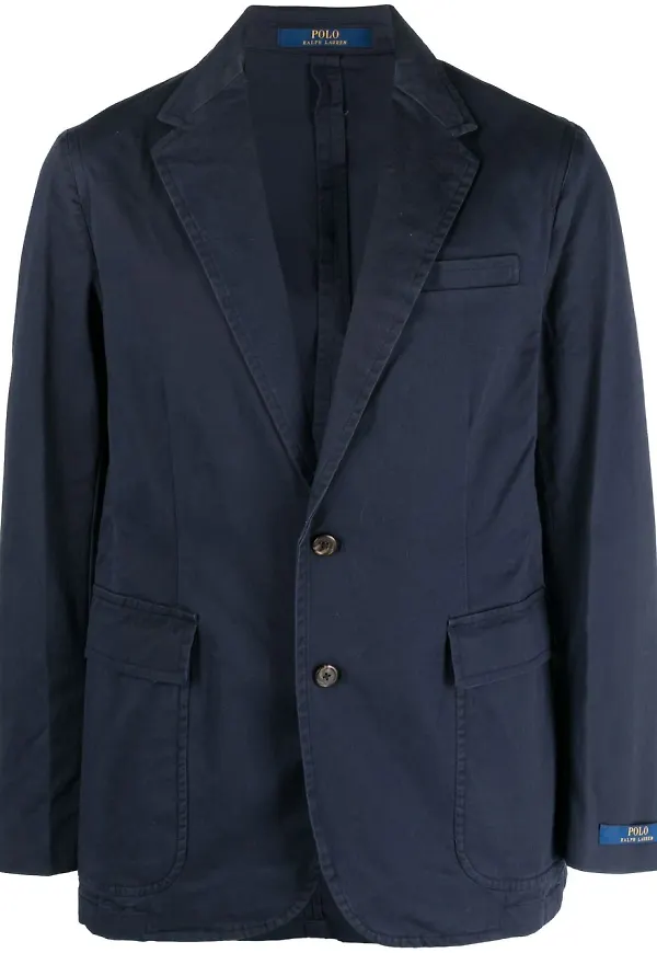 Polo Ralph Lauren enkelknäppt blazer - Blå