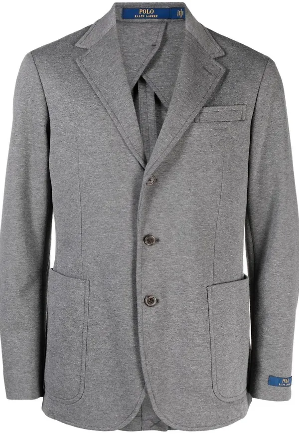 Polo Ralph Lauren enkelknäppt blazer - Grå