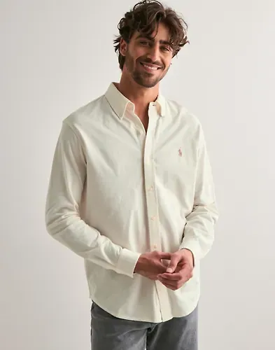 Polo Ralph Lauren Featherweight Mesh Shirt Vardagsskjortor Vit