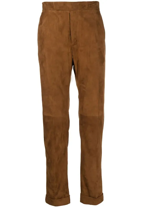 Polo Ralph Lauren finbyxor i mocka - Brun