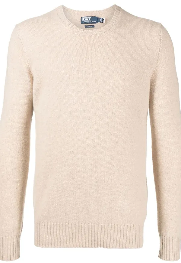 Polo Ralph Lauren finstickad kashmirtröja - Neutral