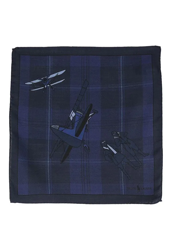 Polo Ralph Lauren halsduk med grafiskt tryck - Blå