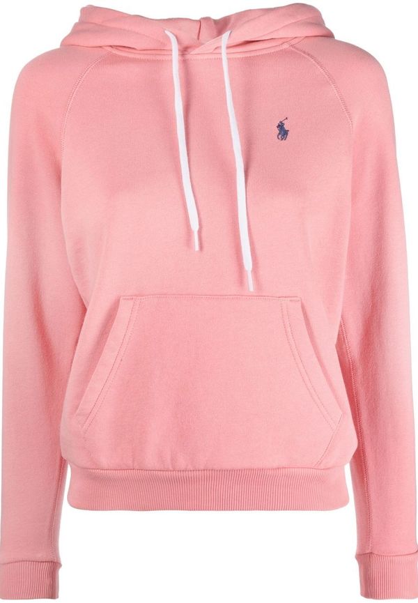 Polo Ralph Lauren hoodie med broderad logotyp - Rosa