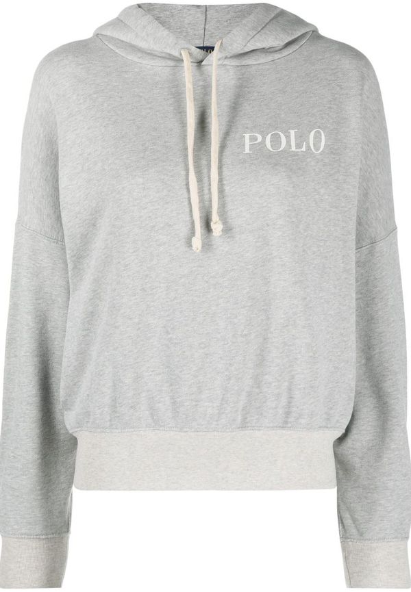 Polo Ralph Lauren hoodie med logotyp - Grå