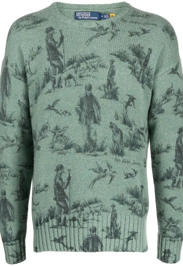 Polo Ralph Lauren hundmönstrad tröja - Grön